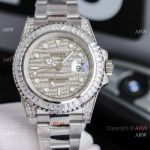 JH Factory Swiss Rolex GMT-Master II 116758 Watch Diamond Dial Stainless Steel